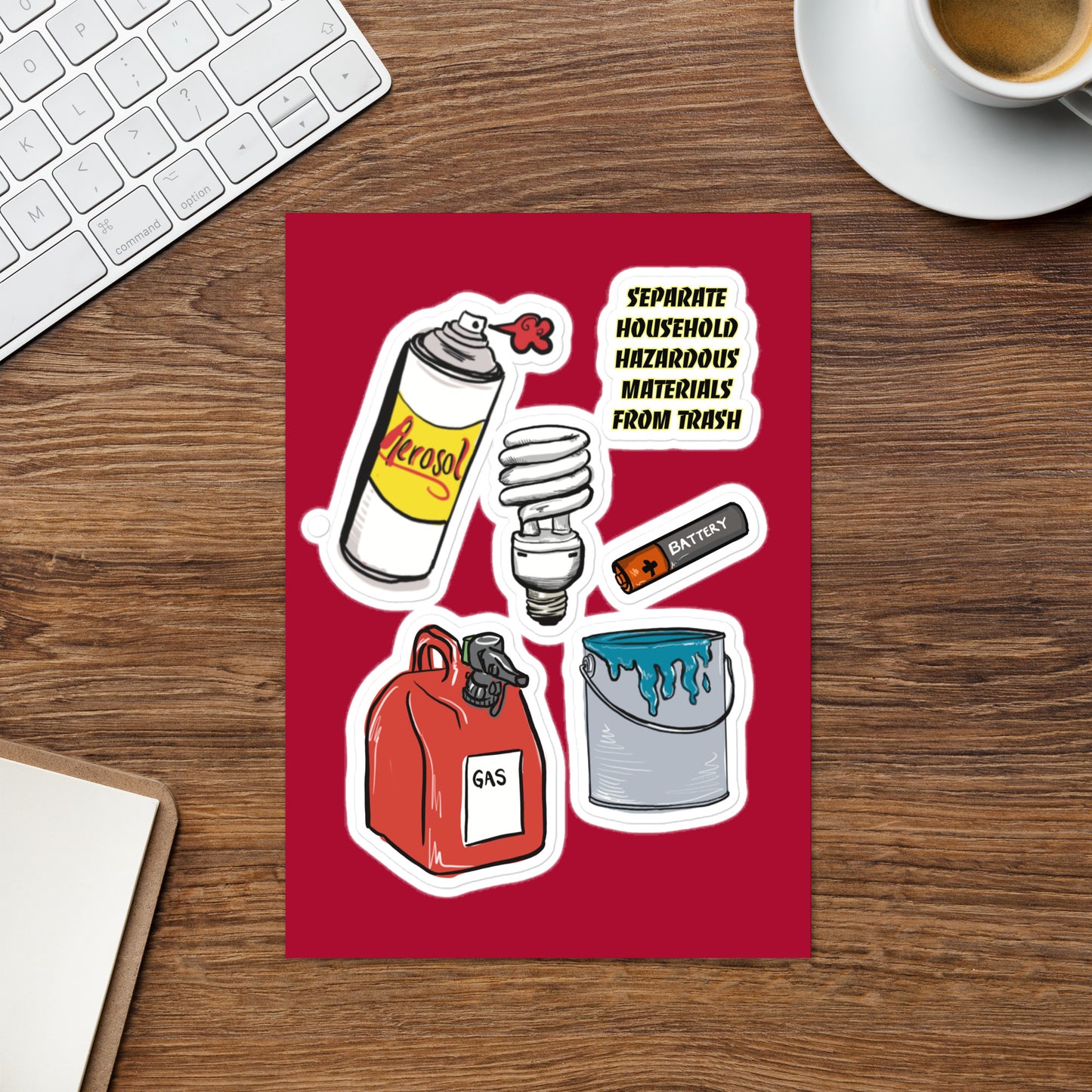 Hazardous Sticker sheet