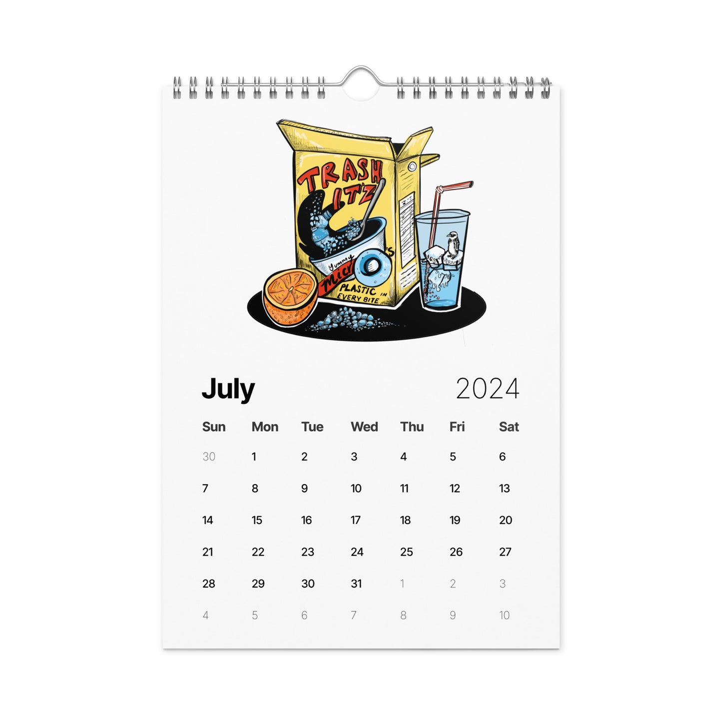 Eat Trash 2024 Wall Calendar